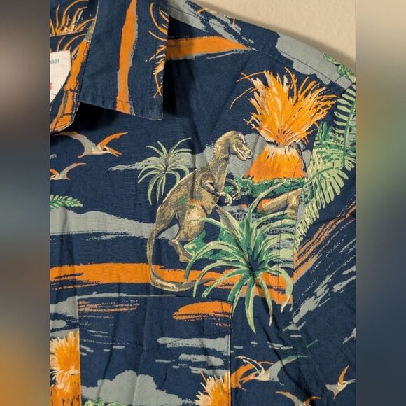 Urban Pipeline DINOSAURS ALL OVER PRINT SHIRT SZ Men's Medium So Soft - Picture 5 of 6